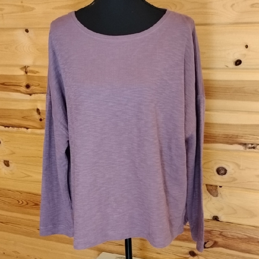 Women's Purple Long Sleeve Top